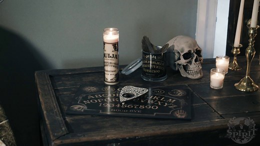Speak to the spirits with this #ouija home #decor from #SpiritHalloween! Shop #Ouija: http://ms.spr.ly/6187rAPIv | Spirit Halloween