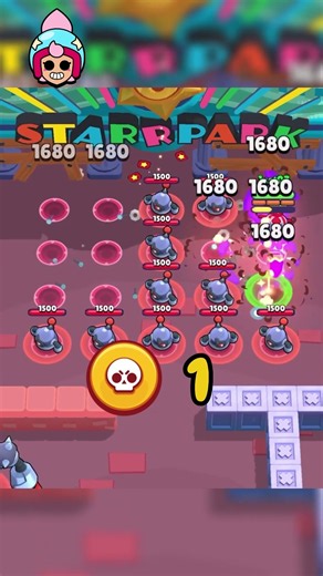 How many supers to destroy all robots 🤔 #brawlstars #brawler