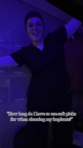 Keeping your dental implants clean even after getting your crowns is SO important!!! Using soft picks with tooth paste is the easiest way to do so!! Don’t want to get infections!!!!! #dental #dentistinlexington #cleaning #implants #tooth