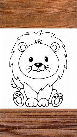 How to Draw a Lion 🖌️ | Simple Drawing Tutorial