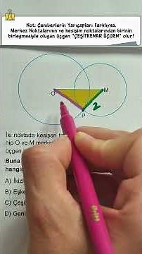 5TH GRADE GEOMETRY 📌Finding Types of Triangles Formed with the Help of Circles #circle #triangle