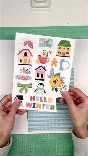 Stencil Scrapbook Process | Dec 2025 Hip Kits | Sophie Delorme