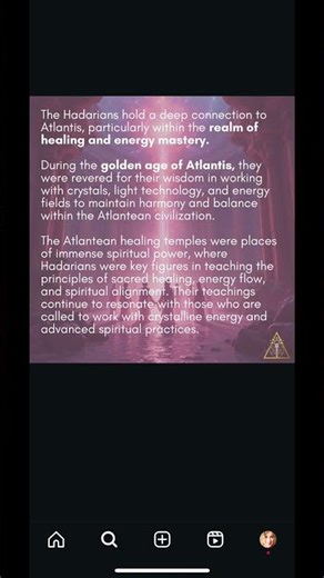 I learned about the Hadarians today. What a fascinating type of starseed ✨