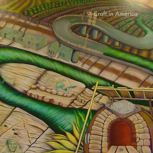 Artist and muralist Judy Baca on "La Memoria de Nuestra Tierra: California 1996," her mural located on the University of Southern California campus about the history of Latinos in Los Angeles. #NEIGHBORSepisode #craftinamericapbs #nationalhispanicheritagemonth | Craft in America