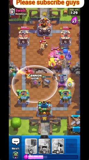 legendary infinite elixir battle #clashroyale #subscribe #gaming
