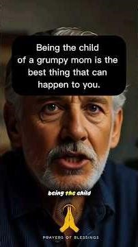 Being the child of a grumpy mom is the best thing that can happen to you. #motivation #reflection