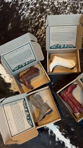 Our Gift Guide is live! We might have a favorite with this handmade boot ornament 🤠🎄 | Tecovas