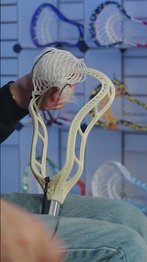 keeping it simple with the top string 🪢 #shorts #lacrosse