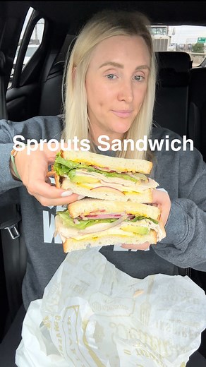 SPROUTS $4.99 SANDWICH x @DRINKOLIPOP — Did y’all know 📌 @Sprouts $4.99 sandwich? It is SO GOOD! Head to the deli, pick your bread, meat, fixings. It’s $1 for avocado like what, that’s so cheap! I got Turkey, provolone cheese, lettuce, onions, avocado, mustard sub dressing! Definitely worth checking out! — Oh, also, we get all our #olipop from there as well! Apple Crisp is one of our favorites!! #blondeswhoeat | Blondes Who Eat