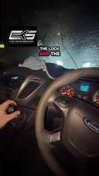 BASIC MANUAL KEY TO A REMOTE KEY #autolocksmith #fordtransit #vanlife #keyreplacement #carkeys #car