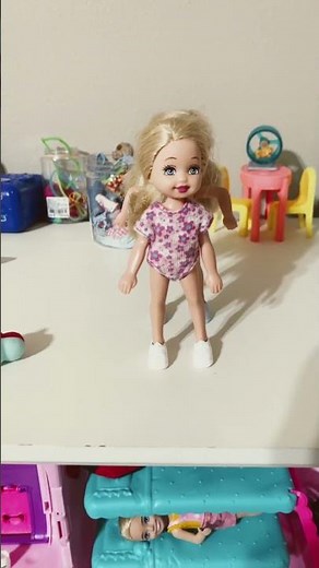 Big guy with Annabelle and Isabel #gracesworld #barbie ￼