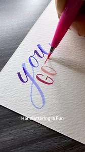 Lettering with small brush pens!🖌️🎨 #reelsfb #calligraphy #handlettering #lettering #fblifestyle #art #artwork | handlettering.is.fun