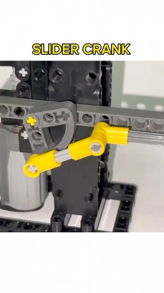 Slider Crank Linkage Mechanism #lego #technic #mechanism #engineering #satisfying #diy #mechanical #legotechnic #mechanicalengineering #stem #stemeducation | Bricks Master Builders