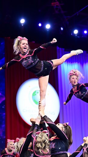 #WorldChampWednesday 🏆 with Cheer Extreme Lady Lux, your reigning #CheerWorlds2023 L6 International Open Non-Tumbling 𝑪𝒉𝒂𝒎𝒑𝒊𝒐𝒏𝒔 🩷💕 | FloCheer