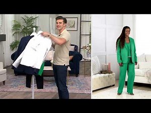 by Stacy London Stretch Cotton Summer Blazer on QVC