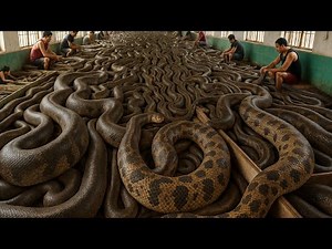 Ever wondered how farmers in China raise and process millions of snakes each year?