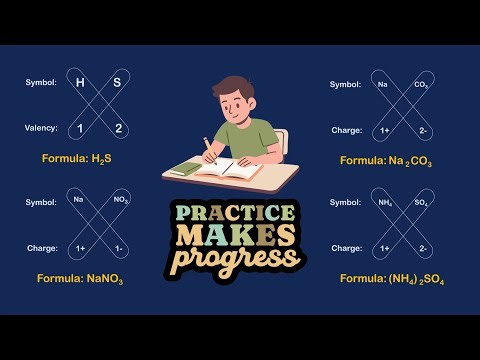 Practice writing Chemical Formulae