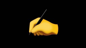 Writing Hand Animated Emoji Alpha Channel Stock Footage Video (100% Royalty-free) 1103604947 | Shutterstock