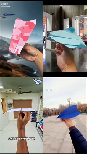 4 best flying paper plane, folding paper airplane step by step #diy #paperplanes
