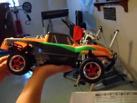 Exceed RC nitro rally monster RTR 1/10 truck unboxing and review