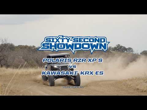 Sixty-Second Showdown - RZR XP S vs. Kawasaki KRX | Polaris Off Road Vehicles