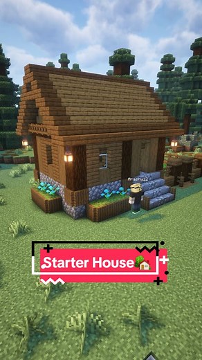 Minecraft Starter House Tutorial | Creative Building Tips