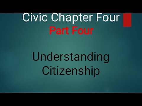 Civic Chapter Four - Part Four | Understanding Citizenship | Ethio Freshman courses
