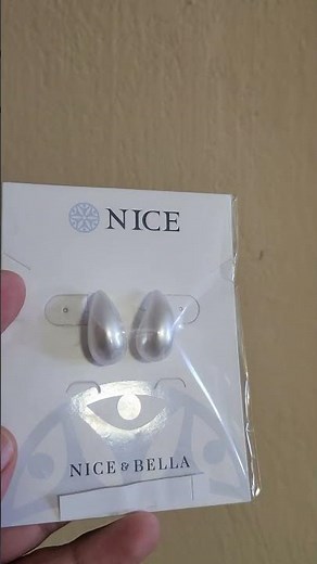 Aretes Nice De Moda Gota Blanca Perlas Sintéticas #nice #perlas