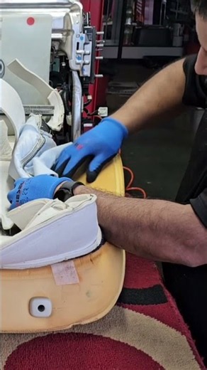 Lexus IS 250 Leather Seat Installation | Pneumatic Hog Ring Gun