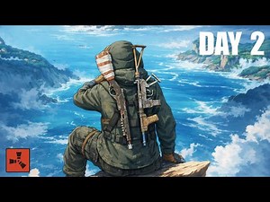 I SURVIVED DAY 2 of SOLO RUST MOBILE BETA