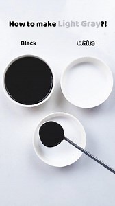 106K views · 650 reactions | How to make Light Grey?! #colormixing #satisfying #paintmixing #fblifestyle | Painting Academy | Facebook