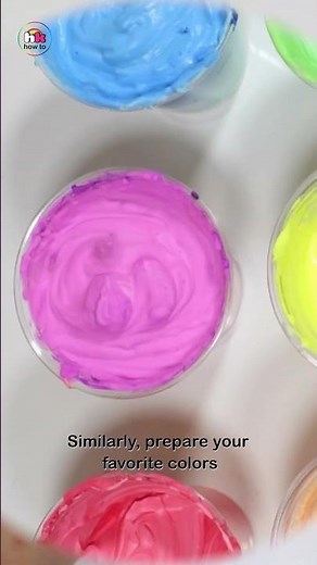How To Make Puffy Paint At Home Easy 🎨#shorts #diyvideos