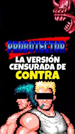 Probotector - the censored version of Contra