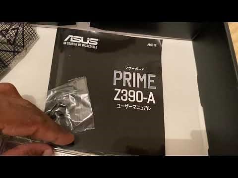 Unboxing Asus Prime Z390-A Motherboard Review