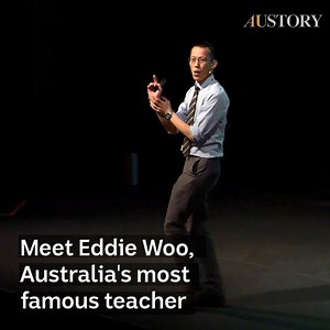 From computer screens to the open road, how celebrity maths guru Eddie Woo is taking his unique lessons on tour and influencing teaching worldwide #AustralianStory 📚🤓 Watch the full episode Channelling Mr Woo² here:http://ab.co/2GEN5P1 | Australian Story