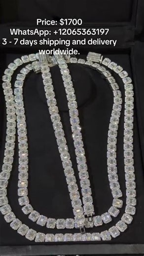 VVS Mossainite Diamond Box Baquette Square Necklace & Square bracelets 💎💎💎💎. #shorts #icedout