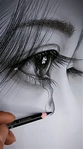 How to Draw Eyes Step by Step | Easy Eye Drawing for Beginners #shorts