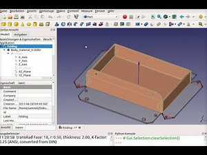 FreeCAD Unfold Sheet with Holes