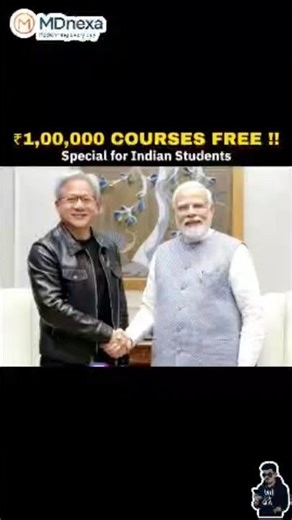 NVIDIA FREE AI Courses #nvidiafreeai #freedlicourses #aiindia #nvidiaai #generativeaifree