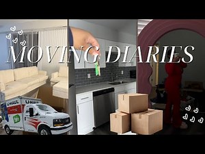 moving vlog 🏡 empty apartment tour + packing, moving & shopping