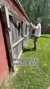 DIY Wood Fence