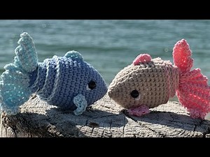 tutorial: crochet FISH, part 2 (tail, fins)