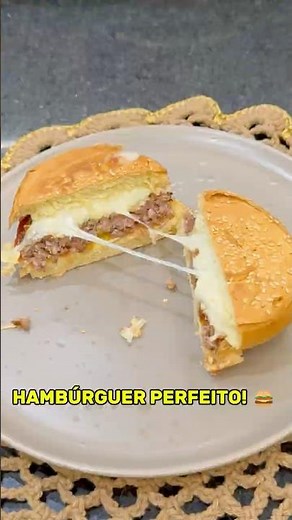HAMBÚRGUER CASEIRO PERFEITO: Estilo Cheeseburguer Suculento e Proteico! 🍔