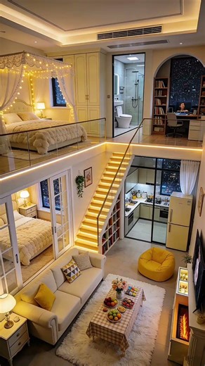 Cozy Loft Apartment That Feels Bigger Than It Is #home #design