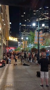 Stephen Avenue is busy tonight 🔥 So many people oot and aboot enjoying the nice weather ❤️ #yyc #calgary #downtowncalgary #stephenave | CMcalgary