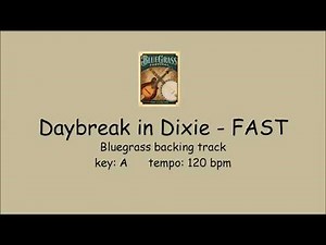 Daybreak In Dixie - bluegrass backing track - FAST