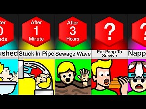 Timeline: What If You Were Flushed Down The Toilet?