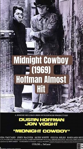 Midnight Cowboy (1969) | Hoffman Almost Hit. #dustinhoffman #midnight #cowboy #film #movie