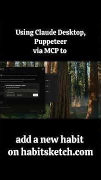 Claude Desktop + Puppeteer + MCP for browser automation #claude #mcp #browserautomation