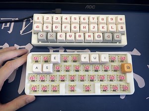 40% keyboard integrated case for 3d print #3DThursday #3DPrinting